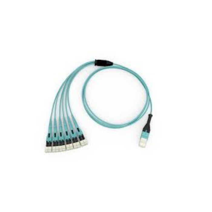 Plug & Play MTP-LC Duplex Harness, 12 fibre ClearCurve Multimode 50/125 µm OM4, 300 mm legs, Length: XXX.XM
