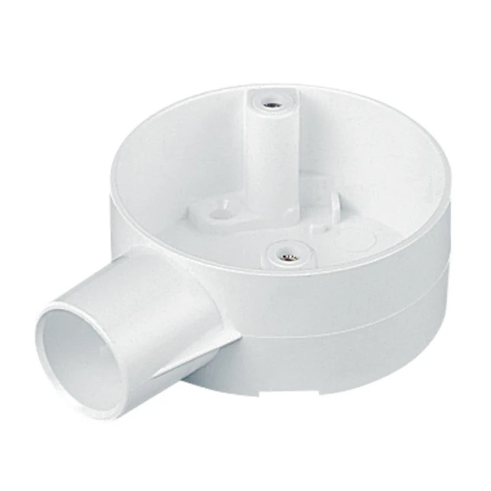 Circular terminal box for 25mm round