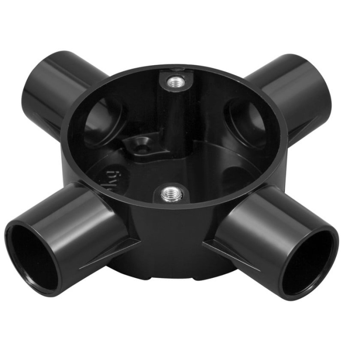 Circular 4 way box for 20mm round