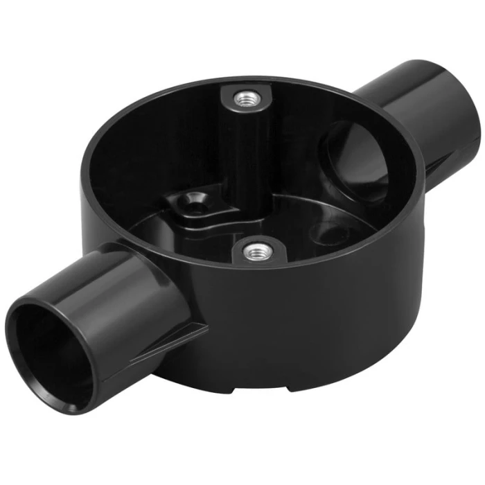 Circular through box for 20mm round