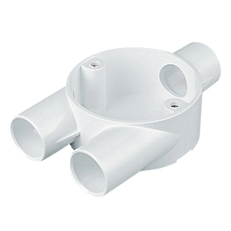 Circular Y branch box for 20mm round Circular Y branch box for 20mm round