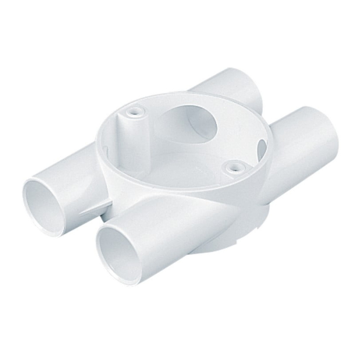 Circular H twin thru box for 20mm round