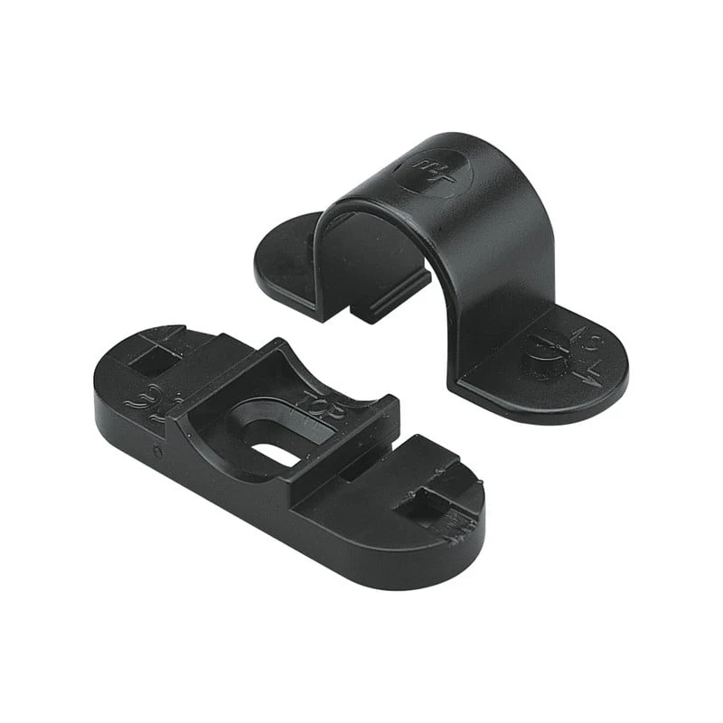 20mm Supertube, saddle with spacer, black 20mm Supertube, saddle with spacer, black