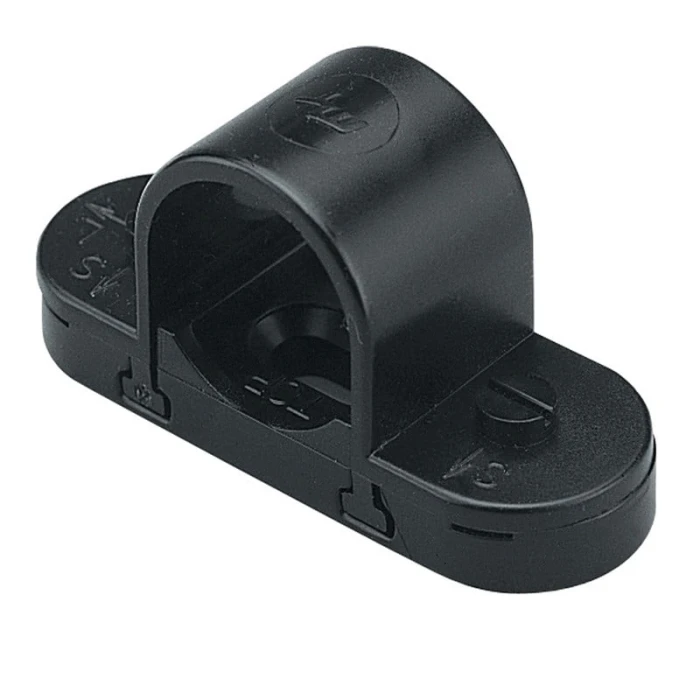 25mm Supertube, saddle with spacer, black