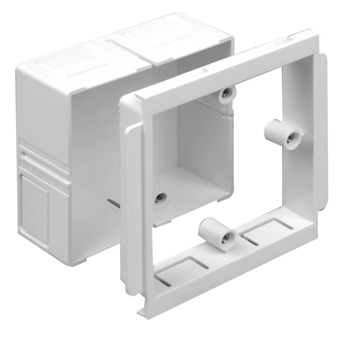 Single gang adjustable box for Sterling dado