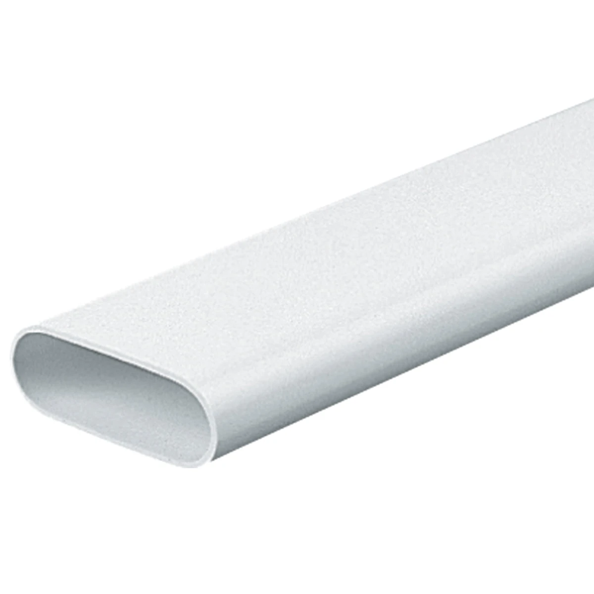 25mm oval conduit, 3m length, white 25mm oval conduit, 3m length, white