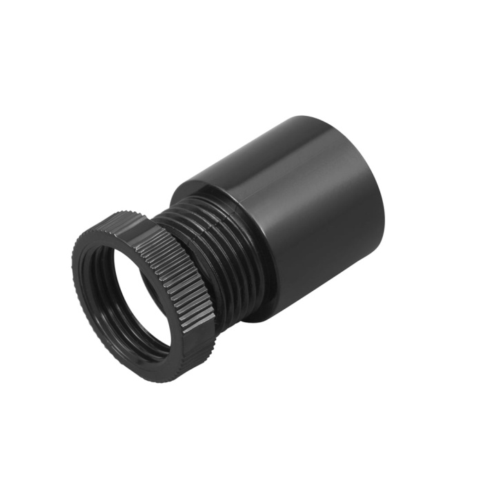 Male thread adaptor for 25mm round
