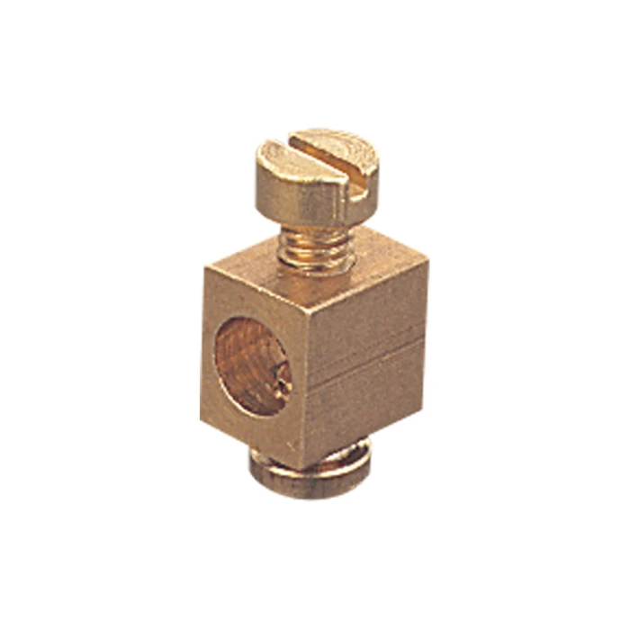 Brass earthing terminal. 15 Amp rating
