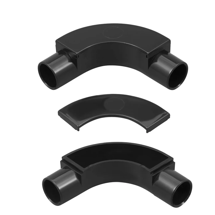 Inspection bend for 25mm round conduit