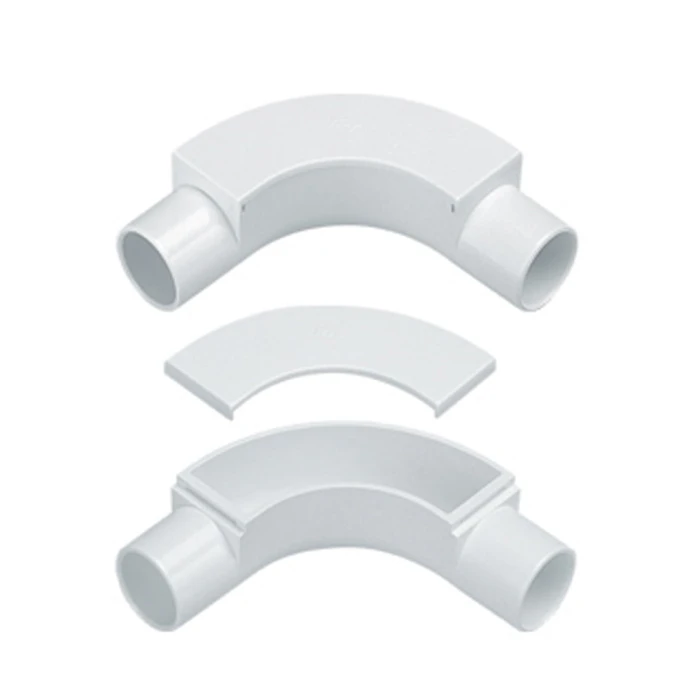 Inspection bend for 25mm round conduit
