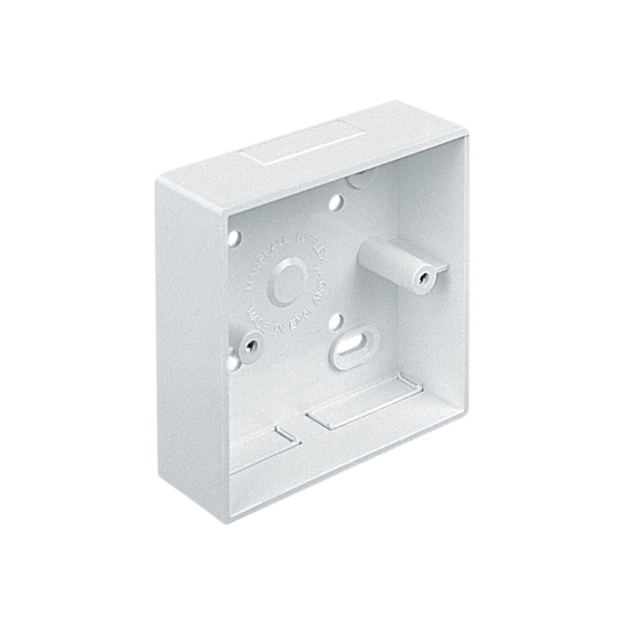 Single Gang Surface Backbox, 44mm Deep