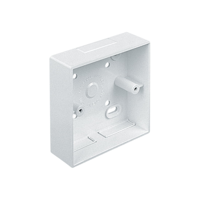 Single Gang Surface Backbox, 44mm Deep