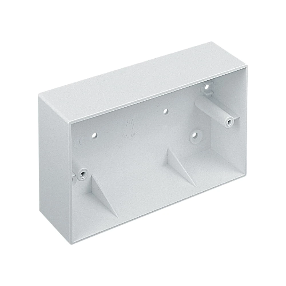 Twin Gang Accessory Box 44mm Deep Twin Gang Accessory Box 44mm Deep