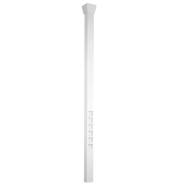 Powerpole, double sided, white