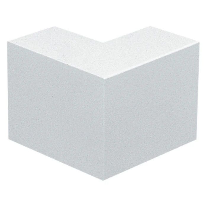 External bend for 16x16mm mini 1 trunking