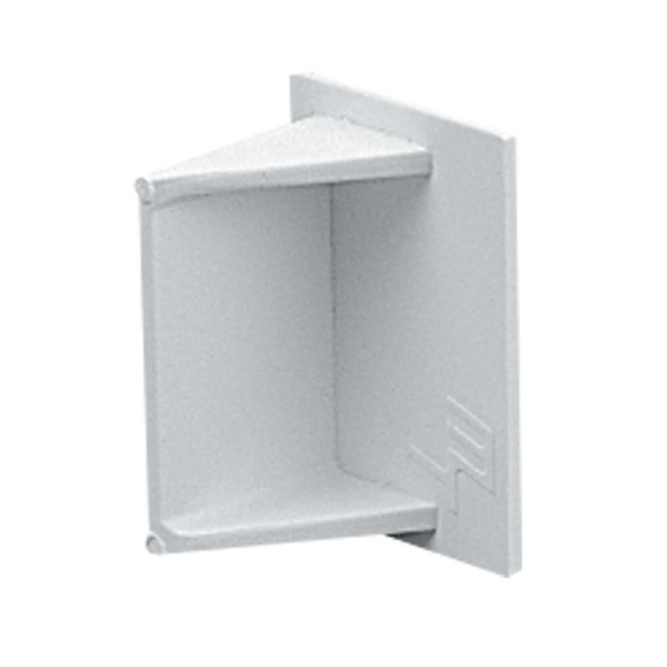 End cap for 16x16mm mini 1 trunking