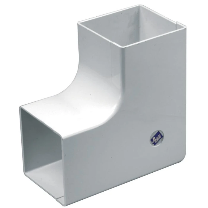 External radius flat bend for 75x50mm maxi