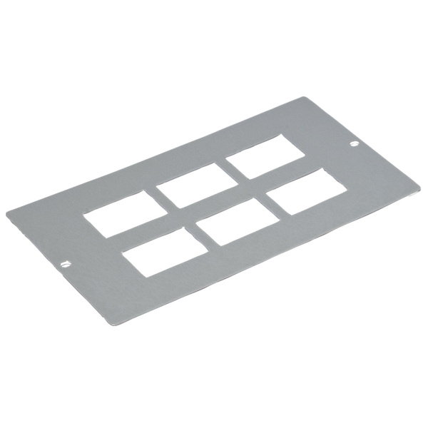 6 x LJ6C cutout data plate (flat) for 3 comp