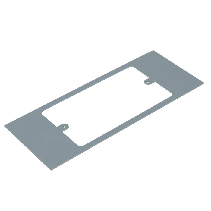 Plate for 1 x 2 gang accessory for 3 comp