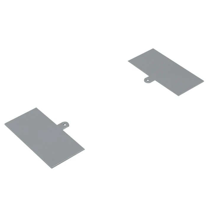 Plate for 1 x 2 gang accessory for 4 comp