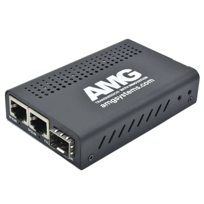 2x10/100/1000BaseT(x) RJ45, 1x100/1000BaseFx SFP (Buy SFP Separately)