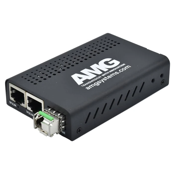 2 x 10/100/1000BaseT(x) RJ45, 1 x 1000BaseFx MM 1 Fibre 1310nm 1Km LC Connector