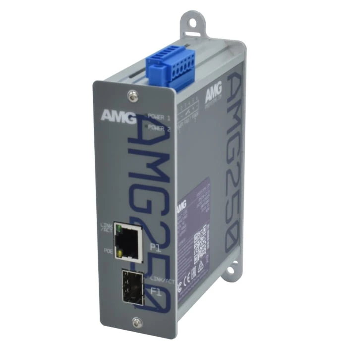 1 x 10/100BaseT(x) RJ45 with 60/90W PoE+, 1 x 100/1000BaseFx SFP 1 x 10/100BaseT(x) RJ45 with 60/90W PoE+, 1 x 100/1000BaseFx SFP