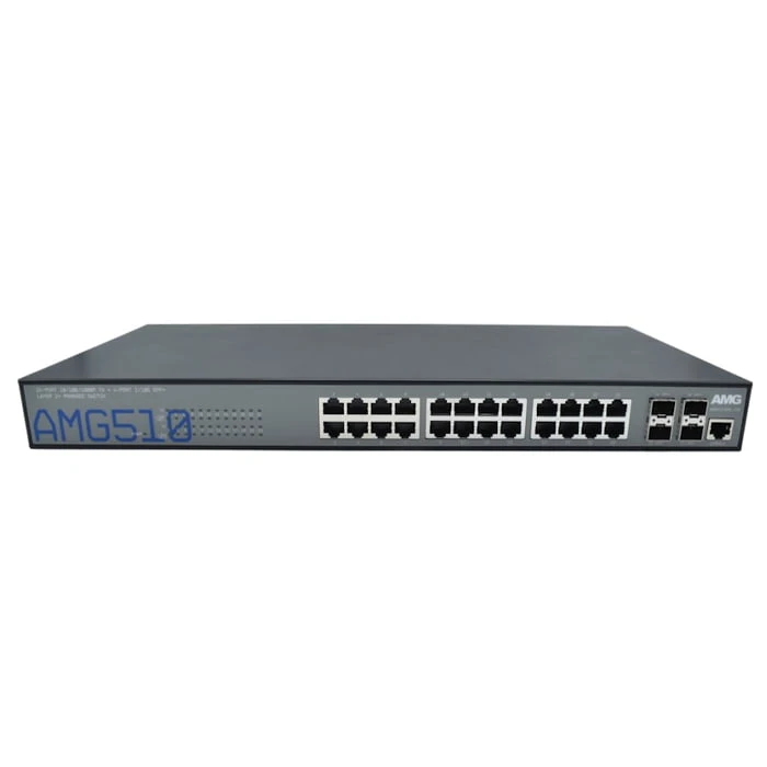 24 x 10/100/1000TX & 4 x 100M/1G/2.5G/10G SFP+