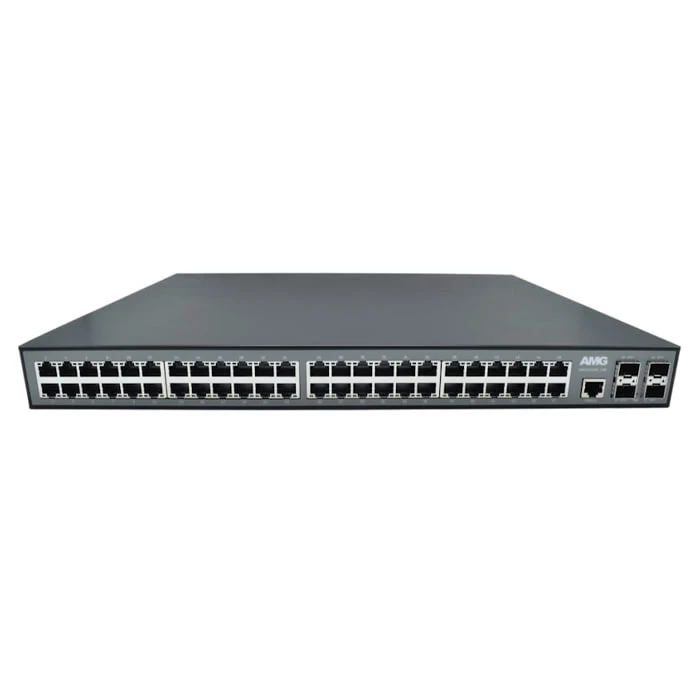 48 x 10/100/1000TX 30W PoE (860W Budget) & 4 x 100M/1G/2.5G/10G SFP+ 48 x 10/100/1000TX 30W PoE (860W Budget) & 4 x 100M/1G/2.5G/10G SFP+