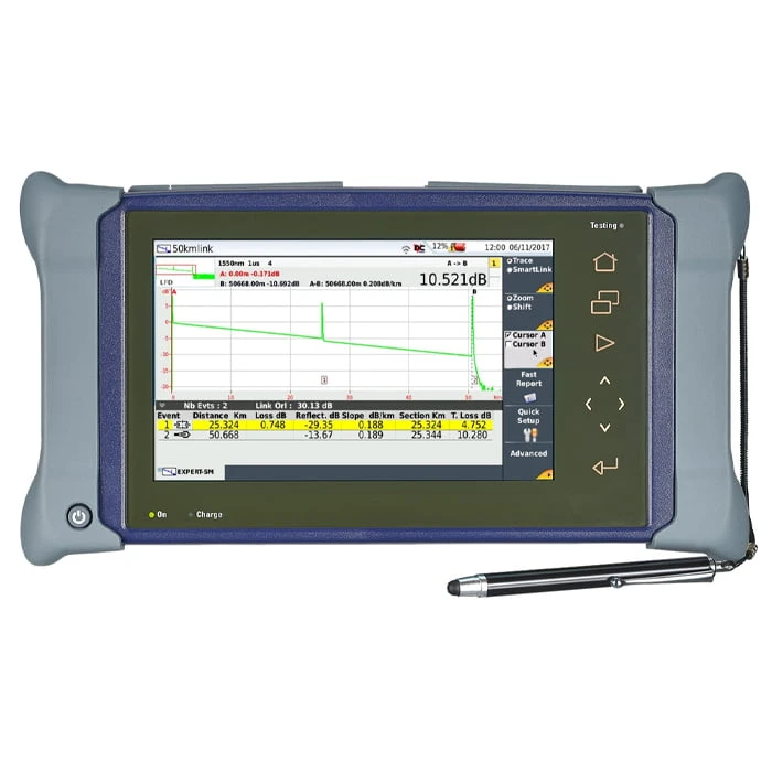 MTS4000 Multimode & Singlemode QUAD OTDR SC/PC Connection MTS4000 Multimode & Singlemode QUAD OTDR SC/PC Connection