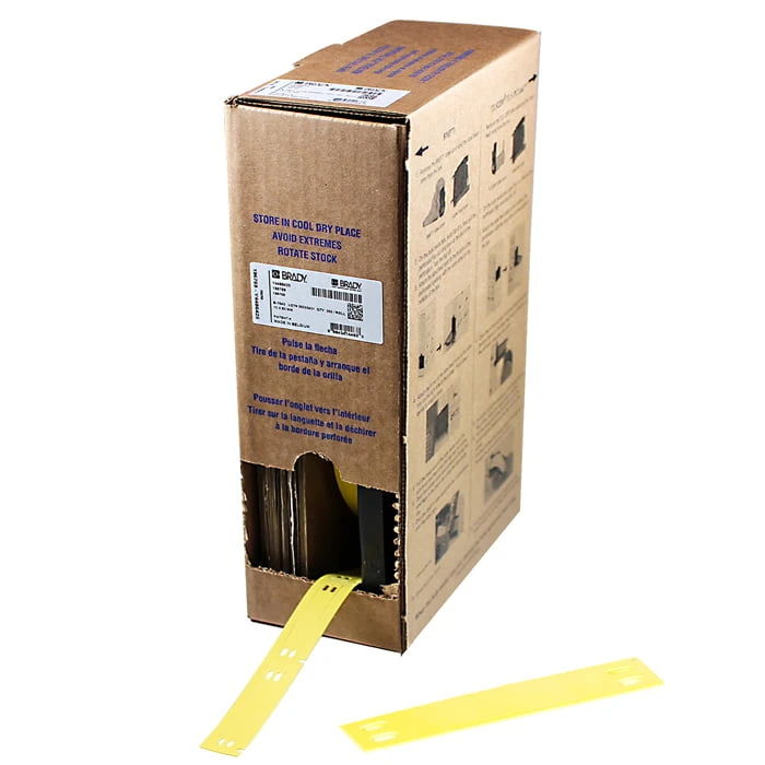 60mm x 10mm Heatex cable marker 75mm x 25mm Heatex cable marker