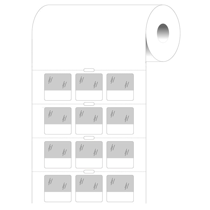 25.4x25.4mm wraparound label