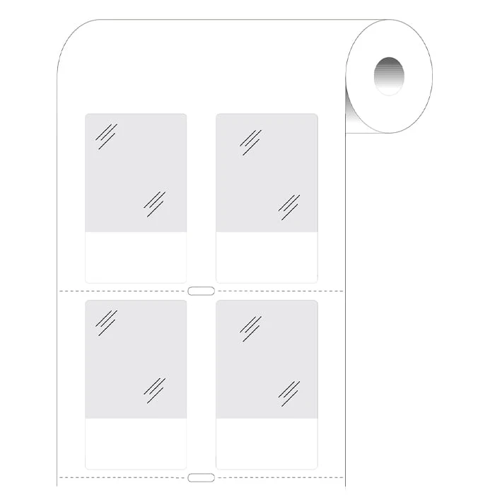 38.1x63.5mm wraparound label