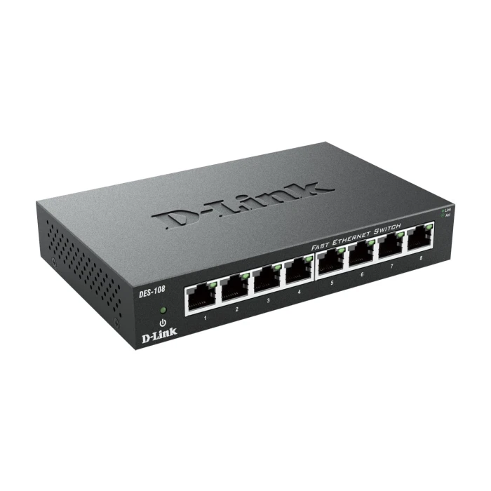 8-Port Fast Ethernet Unmanaged Desktop Switch