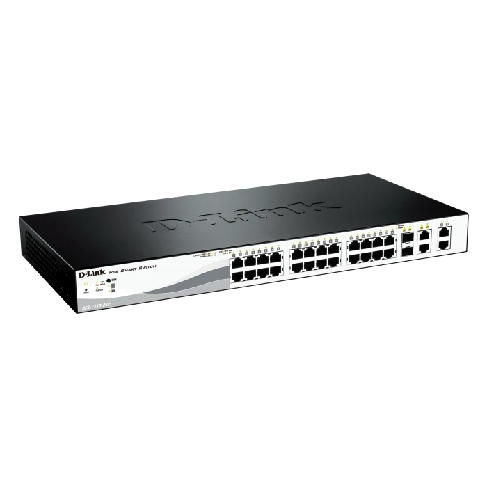 24-Port Fast Ethernet PoE Smart Managed Switch plus 2 Gigabit Ethernet and 2 Gigabit Combo Ports 24-Port Fast Ethernet PoE Smart Managed Switch plus 2 Gigabit Ethernet and 2 Gigabit Combo Ports