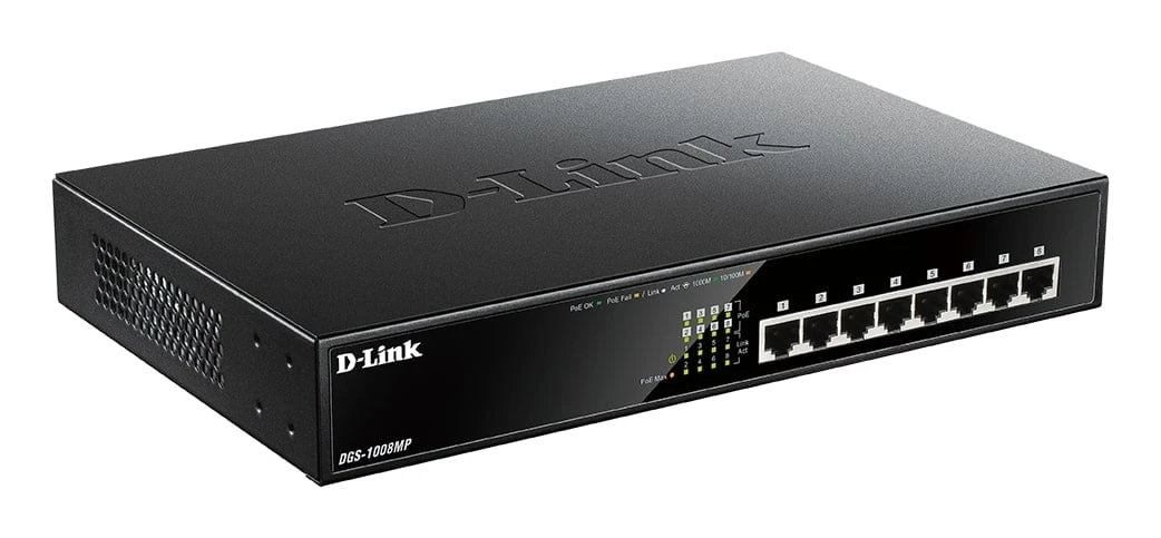 8-Port Desktop Gigabit PoE+ Switch 8-Port Desktop Gigabit PoE+ Switch