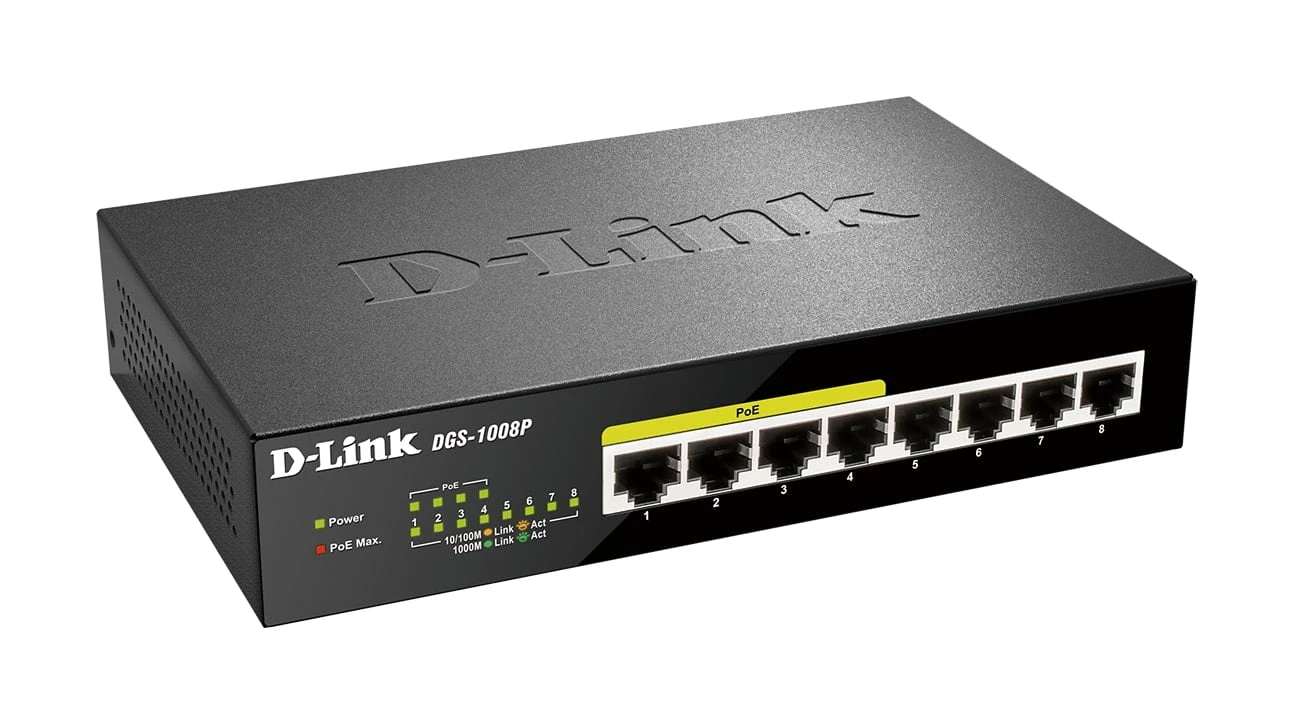 8-Port Gigabit PoE Unmanaged Desktop Switch 8-Port Gigabit PoE Unmanaged Desktop Switch