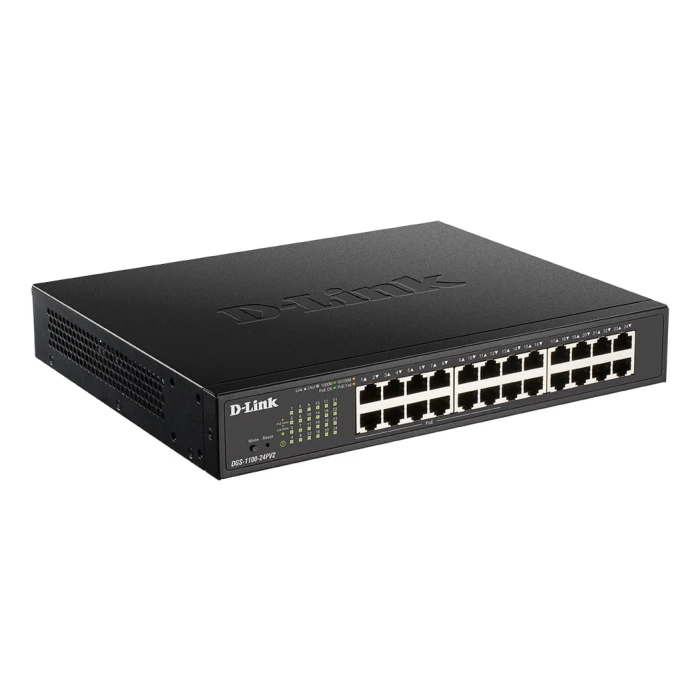 DGS-1100 Series – 24-Port PoE Gigabit Smart Managed Switch DGS-1100 Series - 24-Port PoE Gigabit Smart Managed Switch