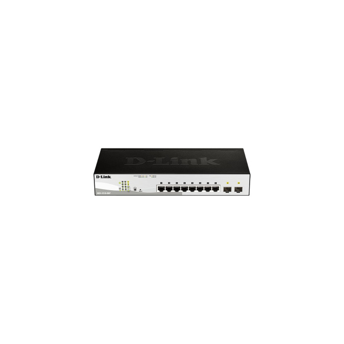 DGS-1210 Series – 8-Port Gigabit PoE Smart Managed Switch with 2 SFP ports