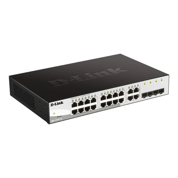 DGS-1210 Series - 16-Port Gigabit Smart Managed Switch with 4 Combo Ports