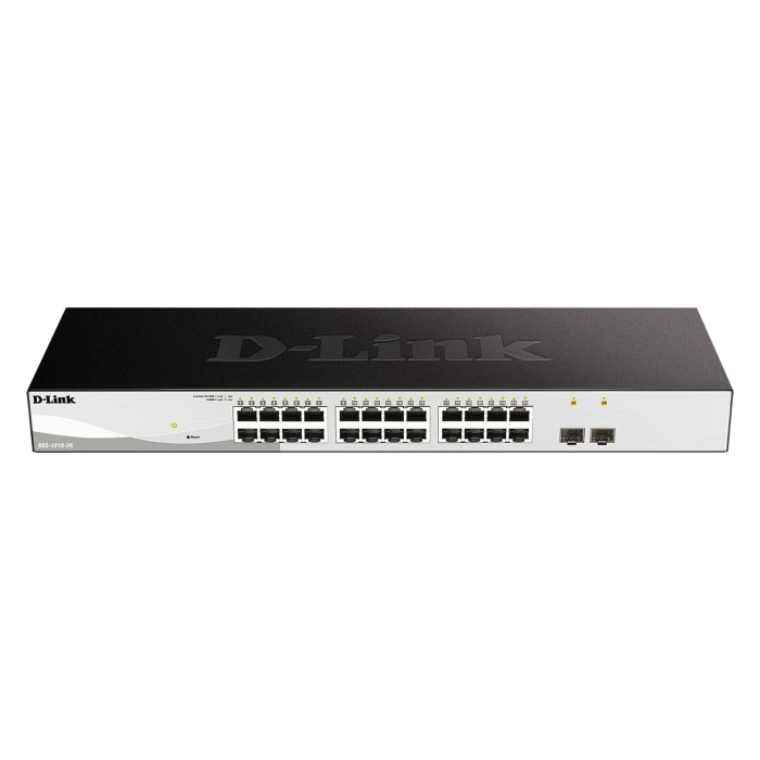 DGS-1210 Series - 26-Port Gigabit Smart Managed Switch including 2 SFP ports