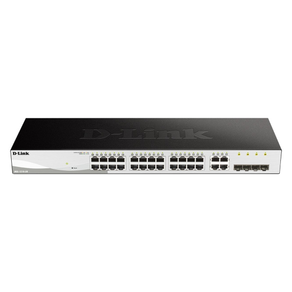 DGS-1210 Series – 28-Port Gigabit Smart Managed Switch including 4 Combo Ports