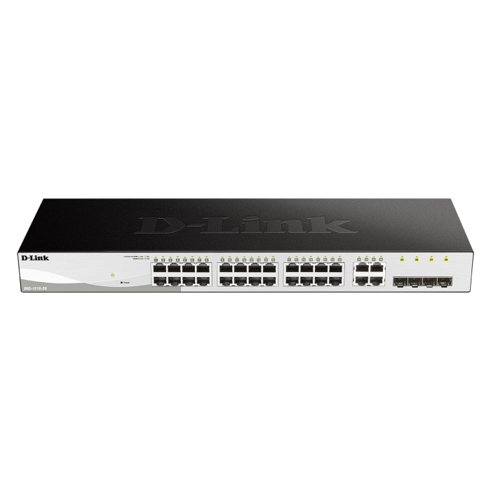 DGS-1210 Series - 28-Port Gigabit Smart Managed Switch including 4 Combo Ports