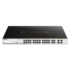 DGS-1210 Series – 28-Port Gigabit PoE Smart Managed Switch including 4 Combo Ports