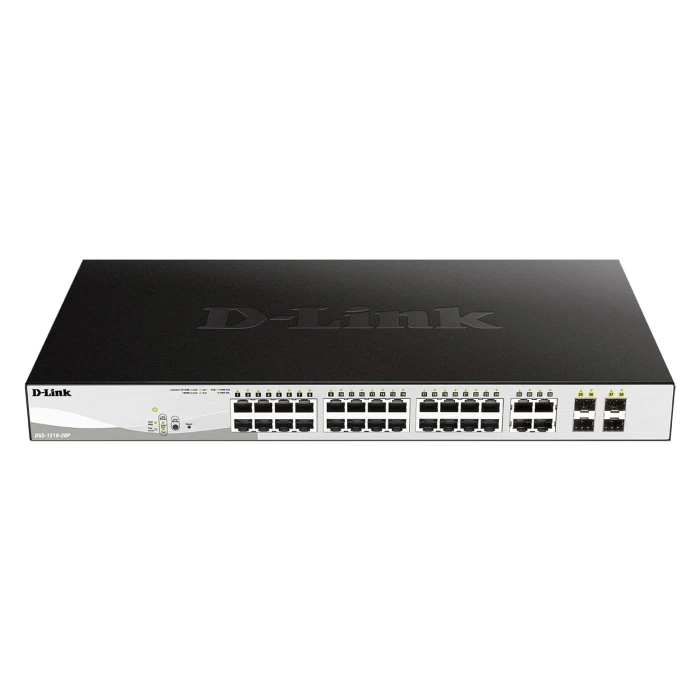 DGS-1210 Series - 28-Port Gigabit PoE Smart Managed Switch including 4 Combo Ports