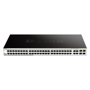 DGS-1210 Series – 48-Port Gigabit Smart Managed Switch with 4 Combo 1000BASE-T/SFP ports