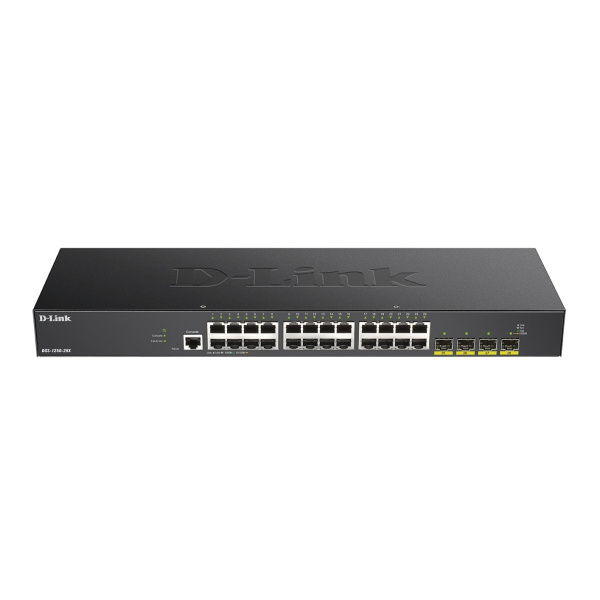 DGS-1250 Series – 24-port Gigabit Smart Managed Switch with 4x 10G SFP+ ports