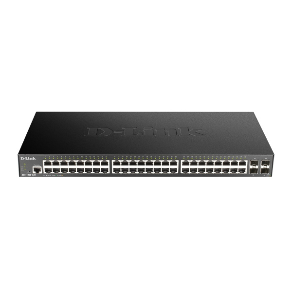 DGS-1250 Series – 48-port Gigabit Smart Managed Switch with 4x 10G SFP+ ports