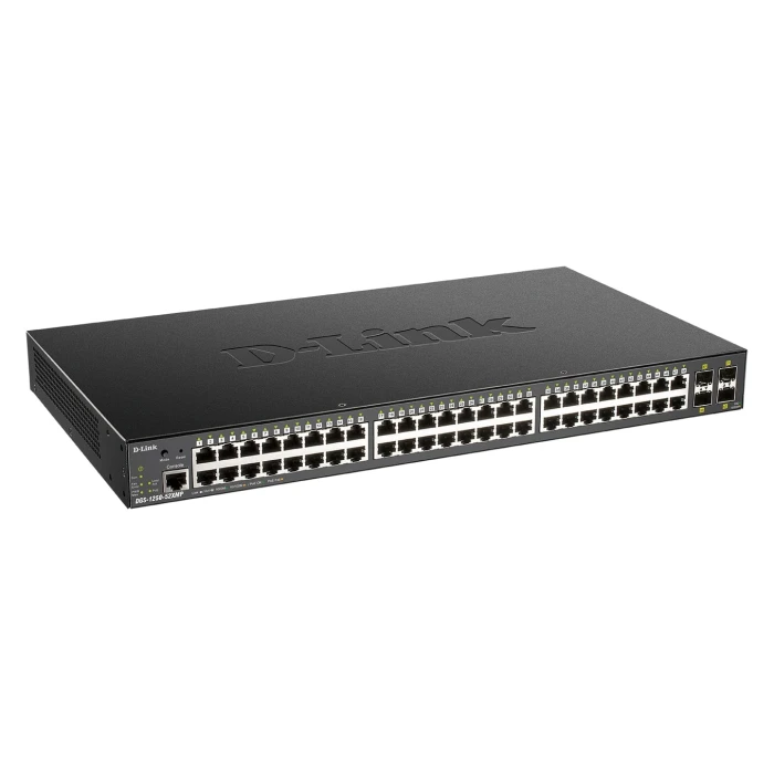DGS-1250 Series – 48-port Gigabit Smart Managed Switch with 4x 10G SFP+ ports, 370Watts DGS-1250 Series - 48-port Gigabit Smart Managed Switch with 4x 10G SFP+ ports, 370Watts