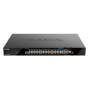 DGS-1520 Series – 20 ports GE PoE + 4 ports 2.5 GE PoE + 2 10GE ports + 2 SFP+ Stackable Smart Managed Switch